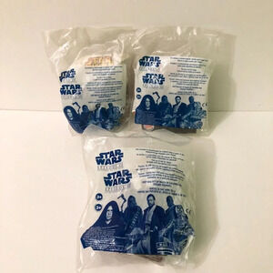 Lot of 3 Star Wars 2005 Burger King  Kids Toys